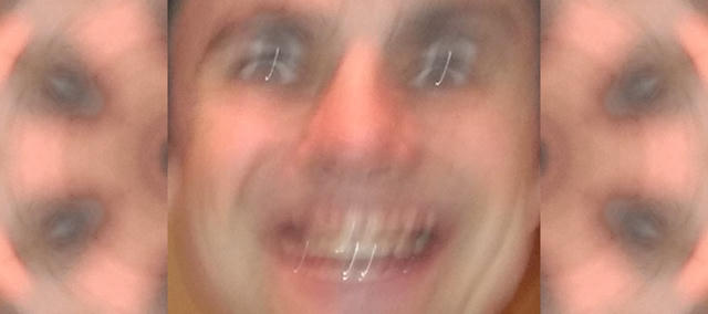Manic photo of Fraser.